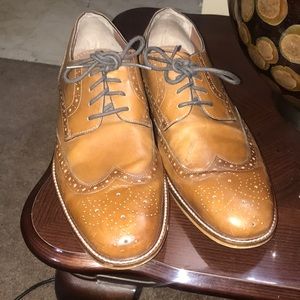 Joseph Abboud Greenwood Tan Wingtips